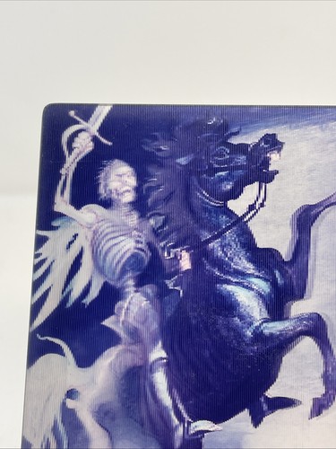 Disney Haunted Mansion 30th Anniversary Knight Portrait Lenticular Card w/Stand - Picture 7 of 15