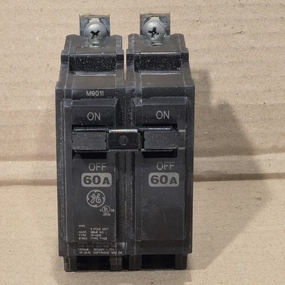 GE THQB2160 60 Amp 2-Pole 240V Bolt-On Circuit Breaker   Genuine OEM