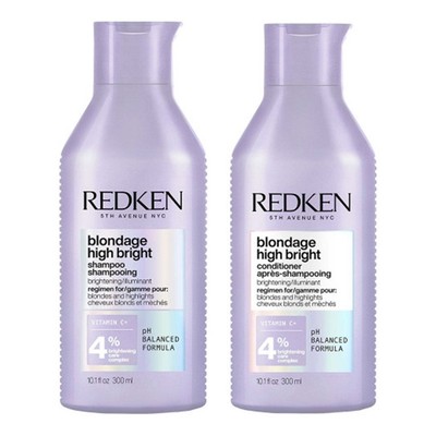 Redken Blondage High Bright Shampoo 300ml + Conditioner 300ml Duo