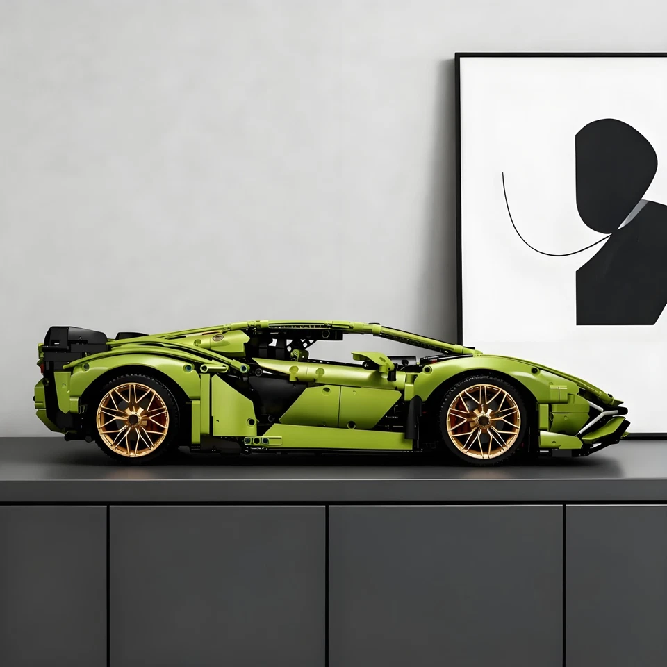 1:8 Technic Lamborghini Sián 42115 Building Sets for Adults -Christmas gift - Image 4 of 4