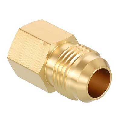 Kozelo Packs of 3/8'' Male Flare NPT to 1/4'' FeMale NPT, Brass Pipe Fittings 