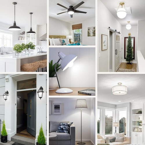 Flicker-Free A19 LED Light Bulbs, 1500 Lumens, Energy-Saving 10-Pack, 5000K - Picture 9 of 10