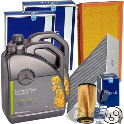 MEYLE FILTERSET+ORIGINAL 5W30 ÖL für MERCEDES V KLASSE+VITO W447 CDI AB BJ 03.14 - Bild 1 von 4