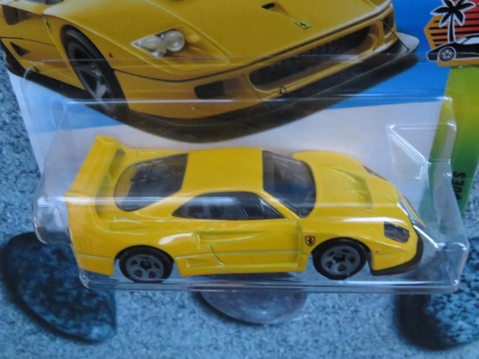 Hot Wheels H5Q 198 FERRARI F40 COMPETIZIONE yellow 198/250 CaseQ New Casting - Image 2 of 2
