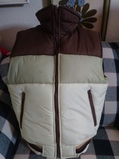 Vintage Pacific Trail Sportswear Puffer Vest Blue Color Block 70s 80s Size S