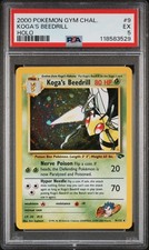 2000 POKEMON GYM CHALLENGE HOLO #9 KOGA'S BEEDRILL PSA 5