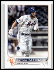 2022 Topps #166 Patrick Mazeika New York Mets Rookie