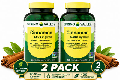 ( 2 pack ) Cinnamon Dietary Supplement, 1000 Mg, 400 Count