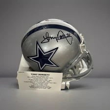 Tony Dorsett Autographed Dallas Cowboys Mini Helmet tristar W Holo