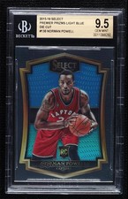 2015 Select Premier Level Die-Cut Blue Prizm Norman Powell BGS 9.5 GEM MINT 00am