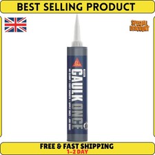 Sika Caulk Once Premium Quality Acrylic Caulk Highly Flexible Fast Drying White