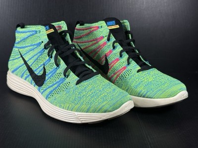 Nike LUNAR Flyknit Chukka Volt Mens SIZE 11.5 554969 407 AIR MAX 90 95 JORDAN