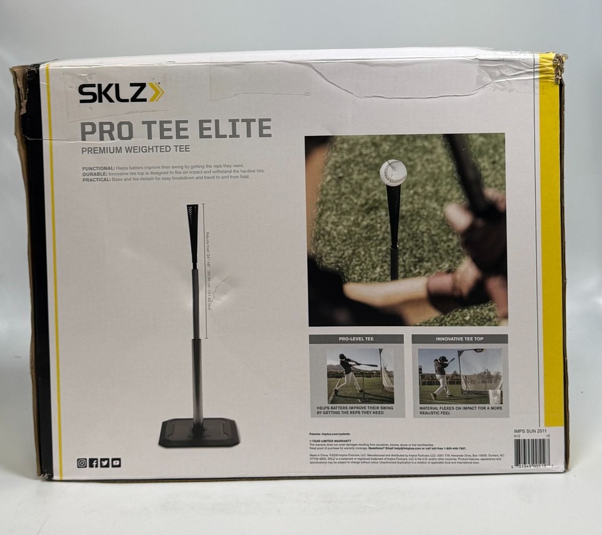 Système d'entraînement de défenseur de soccer SKLZ Pro Training, rouge