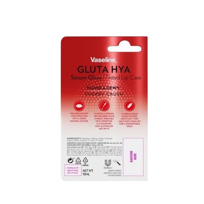 Vaseline Gluta-Hya Lip Serum Gloss Cherry Crush 10ml