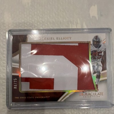Panini Immaculate Collection Ezekiel Elliott Ohio State Buckeyes Patch /25 