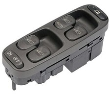 901-550 Front Driver Side Power Window Switch 6 Button Compatible with Select