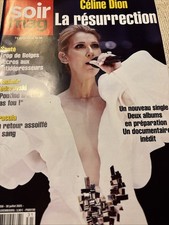 CELINE DION MAGAZINE TELE BELGIQUE 2025 Rare Collector