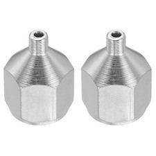 1/4" to M5 Air Brush Hose Adapter, 2 PCS 1/4" BSP Female to M5 Male