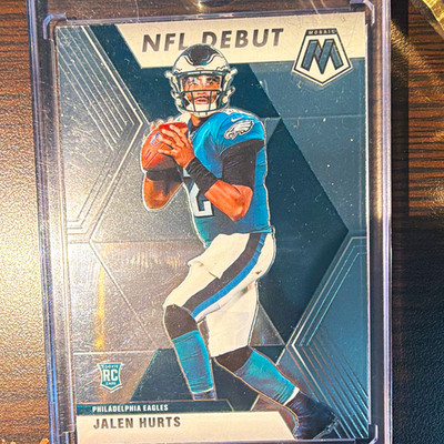 Panini Mosaic 2020 NFL Debut Jalen Hurts RC Rookie Base #265 Eagles
