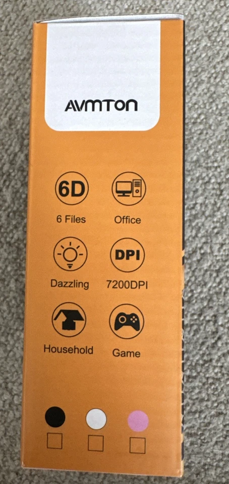 AVMTON D4 Wireless Gaming Mouse RGB Rechargeable USB Silent Click PC Laptop - Image 2 of 3