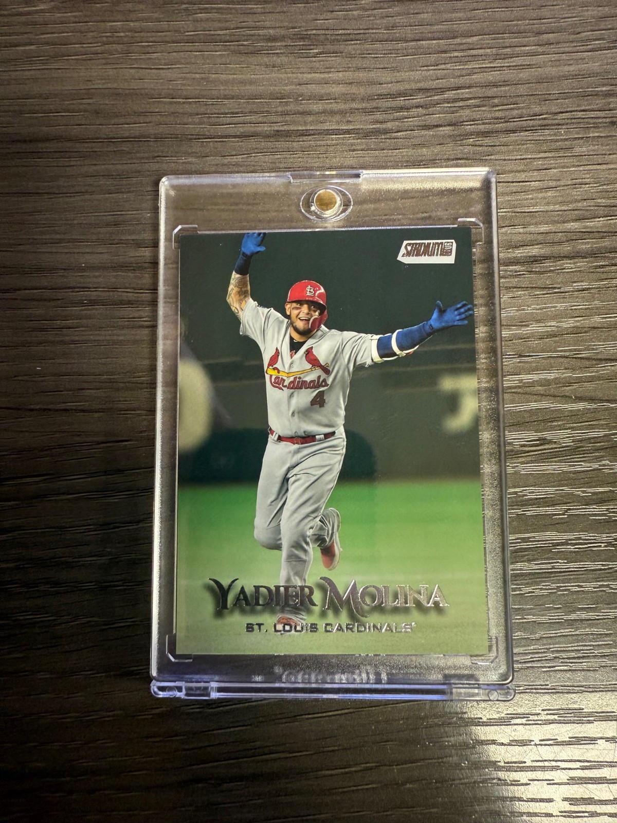 2019 Topps Stadium Club Yadier Molina Image Variation Short Print Cardinals