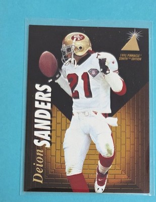 1995 Zenith #Z111 Deion Sanders San Francisco 49ers FOOTBALL Card 5E