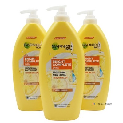 Garnier Body Bright Lotion 400ml Vitamin C UV Brightening Serum Milk