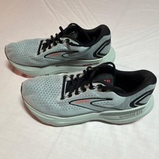 Brooks Glycerin GTS 21 Men's Running Shoes Gray Black Orange Cushioned Size 10