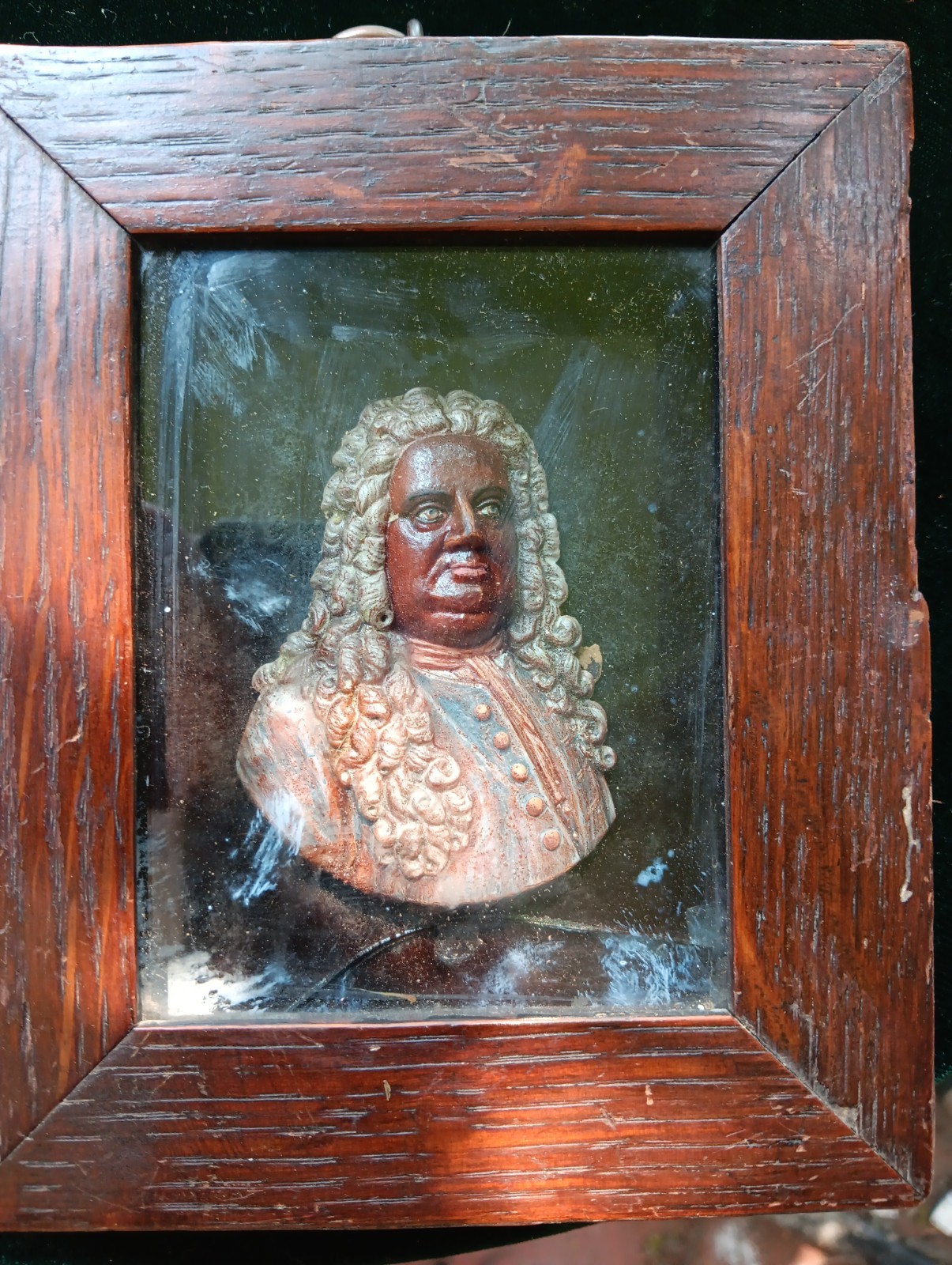 Antique 1825 Wax Portrait Caricature
