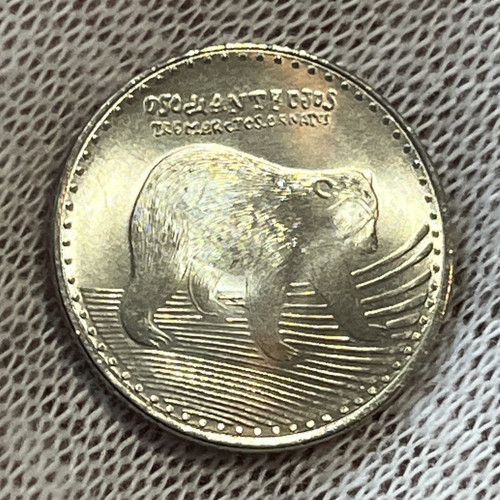 2018 Colombia 50 pesos Coin Spectacled Bear Animal Wildlife