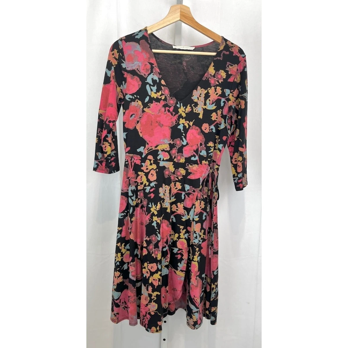 hot pink ladies dress Hot Pink Balloon Sleeve Mini Dress Round Neck