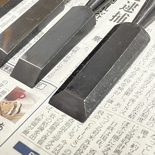 Japanese Vintage Chisel Nomi 5 set limited edition Wood Working Tools carpenter - Picture 10 of 24