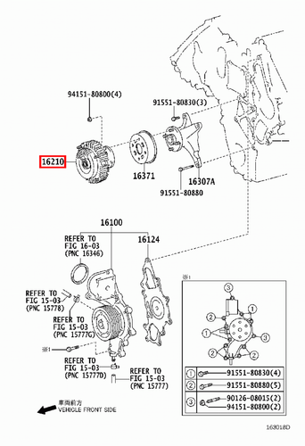 Genuine LandCruiser 76 Series VDJ 1VD 4.5 Diesel V8 Fan Clutch Viscous Coupling - Bild 4 von 5