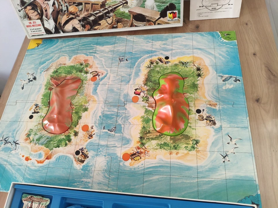 Jeu de société Canon Noir Miro Meccano vintage jeux de sociétés plateau - Photo 3/4