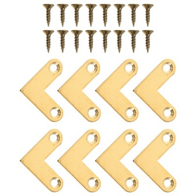 24 Stück L-förmige Flachwinkel: 1'' x 0,4'' Flachwinkel  