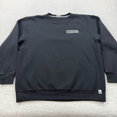 #ad #ad KRUD CO Russell Athletic Black Crew Sweatshirt XL Local Skateshop Graphic $24.95