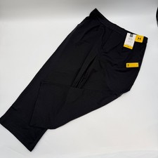 Members Mark Womens Size Medium Wide Leg Trouser Pants Black New Pockets