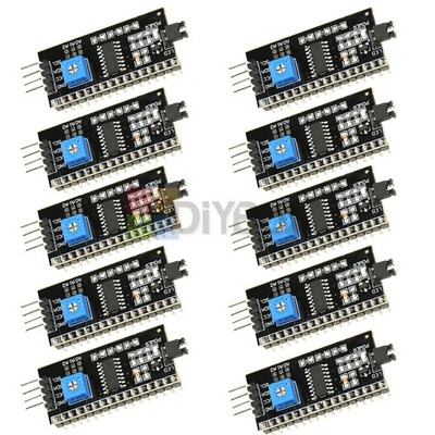 10PCS DC 3-6V PCF8574 I2C IIC Interface Expansion Board For 1602LCD 2004LCD