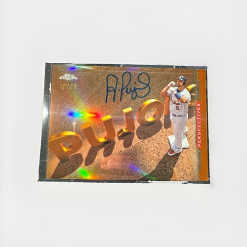 Albert Pujols #PA-AP 2026 Topps Chrome Perspectives Autograph card