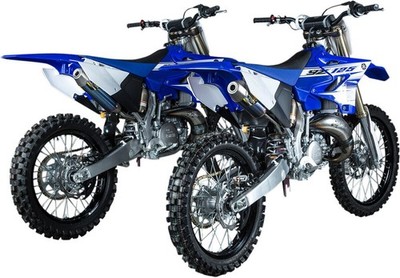 FMF Powercore 2.1 blau Slip-On Auspuff Endtopf für Yamaha YZ 250 2002-2024