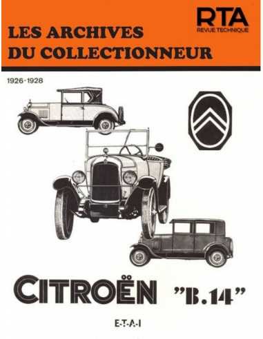 Citroën B14 1928 schéma électrique et manuel de réparation Archives Collectionneur