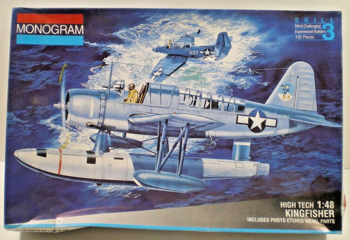 Monogram High Tech King Fisher Search Plane Model Kit 1 /48 Scale # 5488 |  eBay