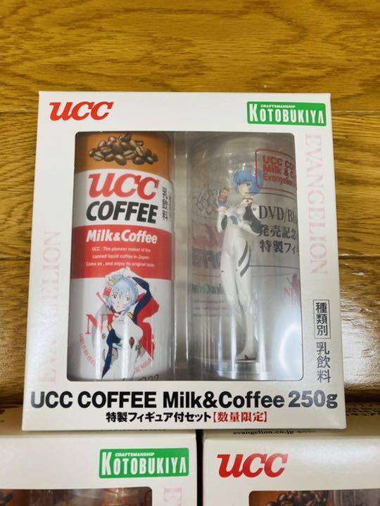 Evangelion UCC Coffee Figure Asuka & Mari & Rei Ayanami