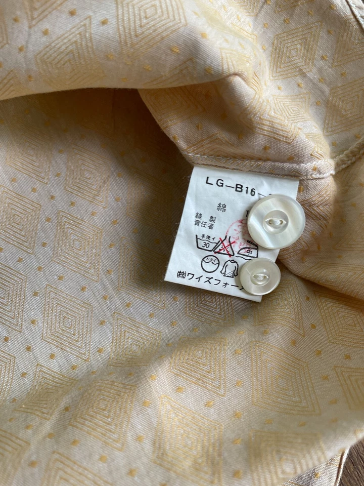 Y"s for men L.Q Camp Collar Shirt Hidden Button Made in Japan - Image 4 of 4