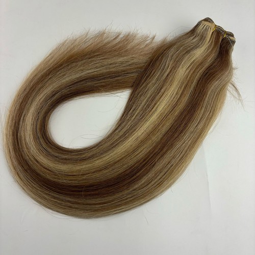 Double Weave Sew In Weft Hair Extensions RemyRussian Human Hair Machine Weft100g - Picture 84 of 94
