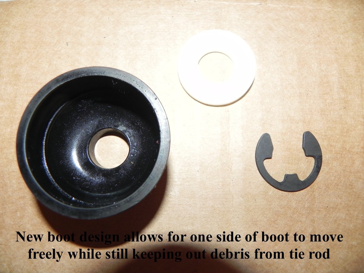 Kubota BX,B,GR Inner Tie Rod Boots (2) USA made not China copy 1