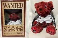 Movie One Piece Film RED Shanks Teddy Bear Plush toy doll Shueisha JAPAN