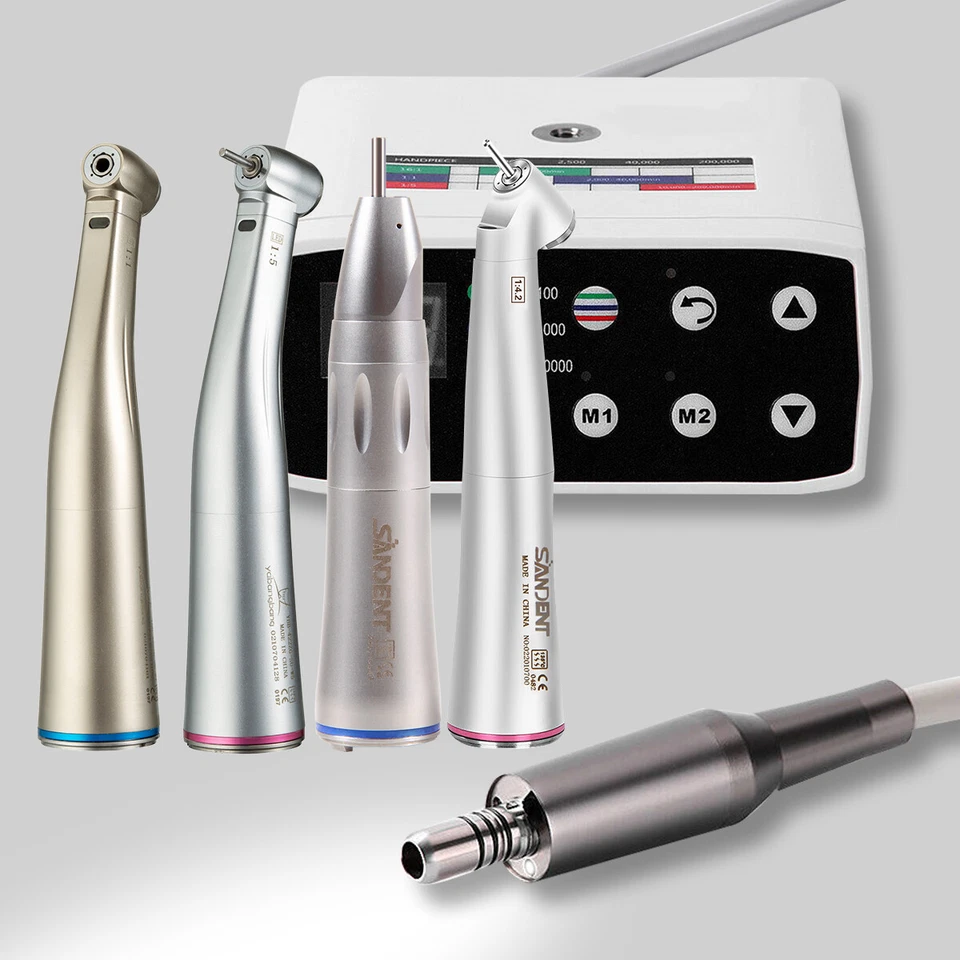 Micro motor eléctrico LED sin escobillas estilo NSK dental/1:1/1:5/1:4.2 pieza de mano LED Foto 3 de 4