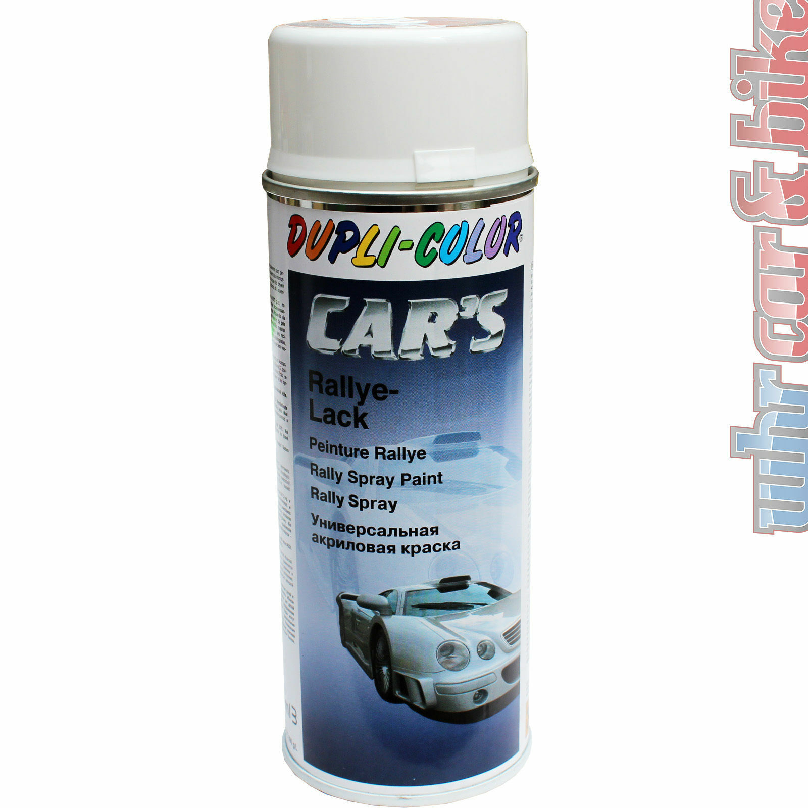 Dupli-Color Rallye Lack 400ml weiß glänzend Car's Acryl Spray Acryllack ...