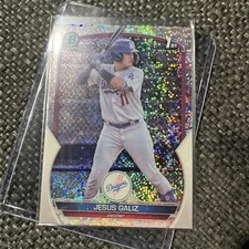 2023 Bowman Chrome JESUS GALIZ SPECKLE REFRACTOR /299 DODGERS BCP-187